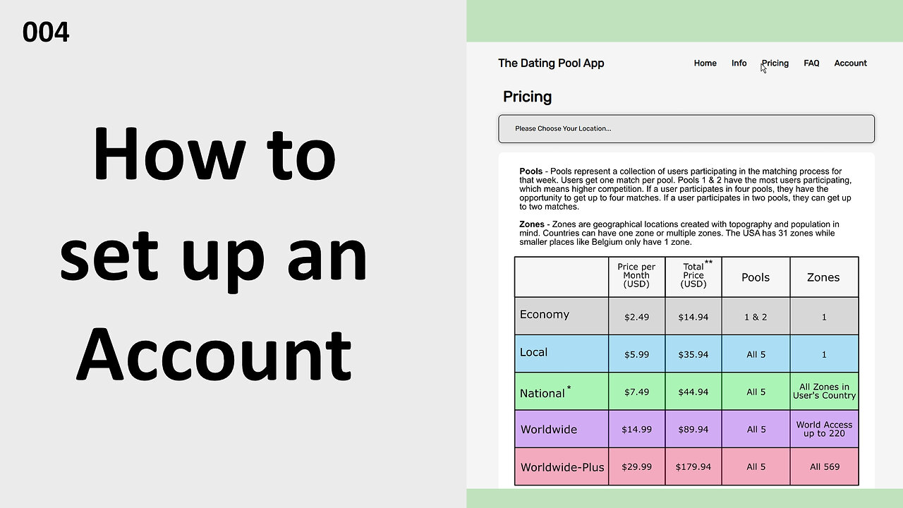 How to Setup an Account 004