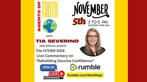 The Other Side - Live Commentary on "Rebuilding Vaccine Confidence"