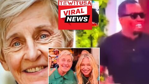Conspiracy Diddy Allegedly Threatens Ellen on Live TV Over Tapes Mentioning Portia Creates Tension!