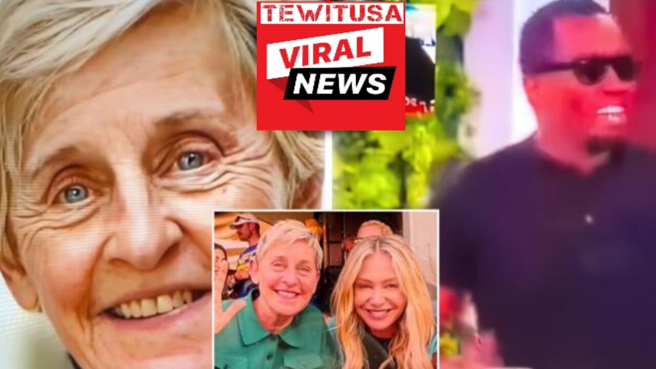 Conspiracy Diddy Allegedly Threatens Ellen on Live TV Over Tapes Mentioning Portia Creates Tension!