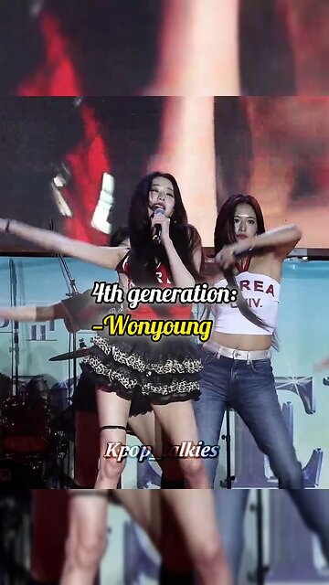 it girl and it boy of each kpop generation