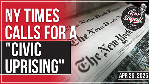 NY Times Calls for a "Civic Uprising"