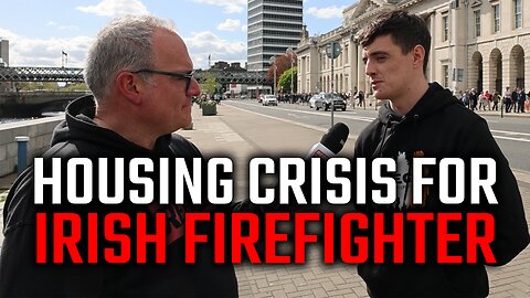 Irish gov't silent as firefighter, veteran battles homelessness