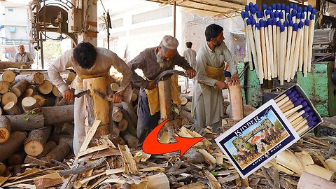 How to Make a Amazing Matches Sticks Inside Massive Factory | Safety Matches Box Production Line.