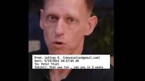 Peter Theil was friends with Jeffrey Epstein in 2014 - Smoke & Mirrors