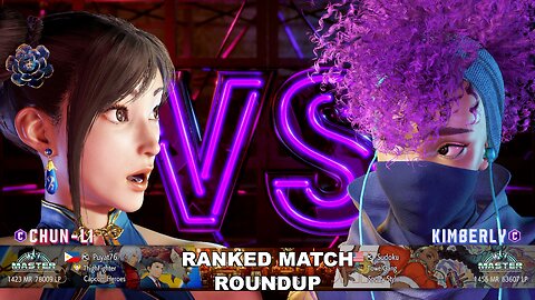 Kuya Kalbo SF6 Ranked Match Roundup. Chun Li Master Rank [Hori Fight Stick]