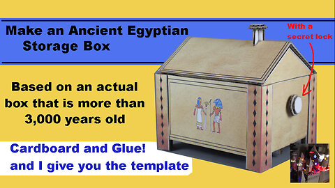 Make an ancient Egyptian storage box based on a real one - The Box of Perpauty