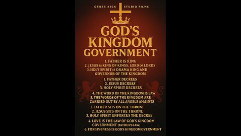 Cross kick Studio Films God kingdom Government poster