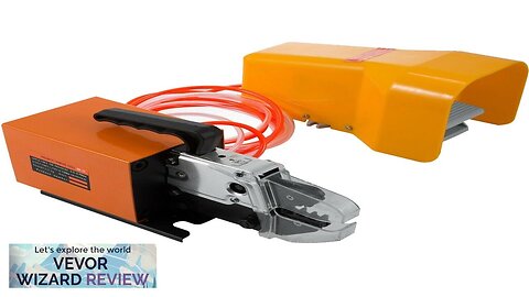 VEVOR Pneumatic Crimping Tool AM-10 Pneumatic Air Powered Wire Terminal Crimping Machine Review