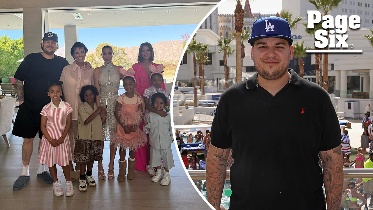 Rob Kardashian pops up in rare family Easter photo moment
