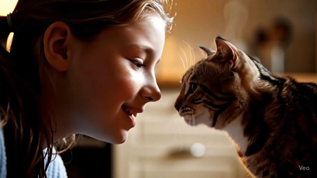 she saved the cat from drained