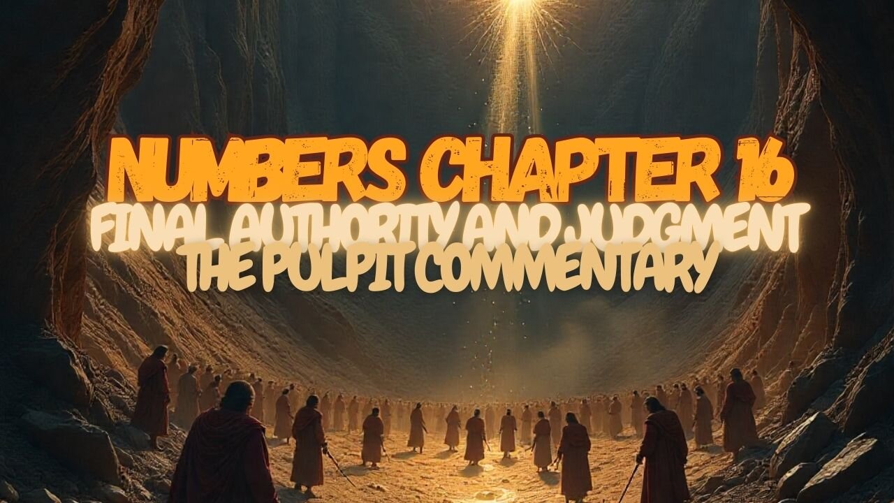 Numbers Chapter 16 The Pulpit Commentary