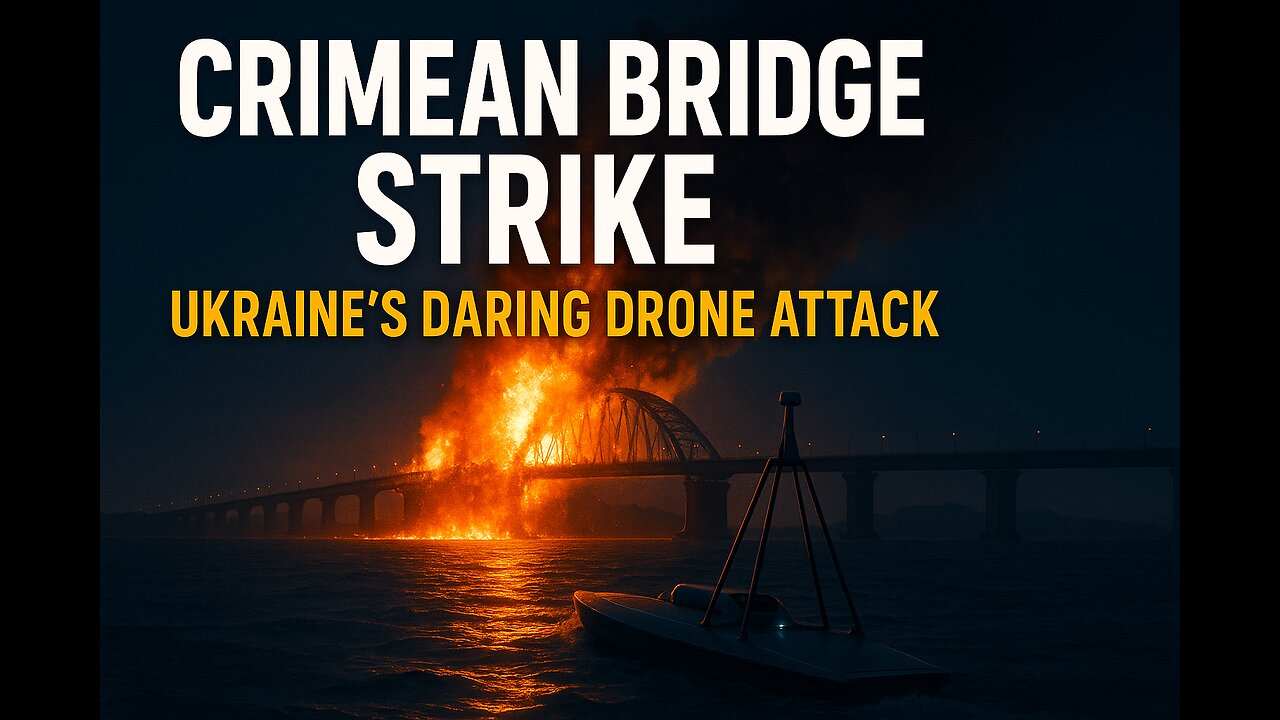 Ukraine Just Blew Up Russia’s Crimean Bridge — A Strike That Changed the War Forever!