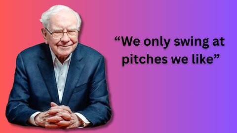 Warren Buffett talks about his cash pile