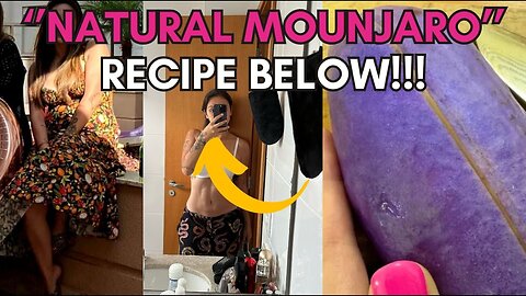 BRAZILIAN MOUNJARO RECIPE - (STEP BY STEP) - NATURAL MOUNJARO RECIPE WEIGHT LOSS - NATURAL MOUNJARO