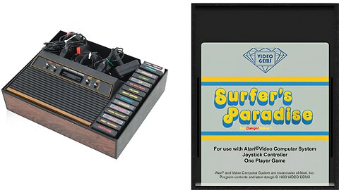 Atari 2600 - Surfer's Paradise But Danger Below!