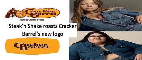 Steak’n Shake roast Cracker Barrel’s new logo