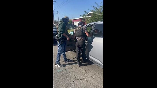 Illegal from Vietnam tries to ram DHS with a vehicle to evade detainment in San Diego.