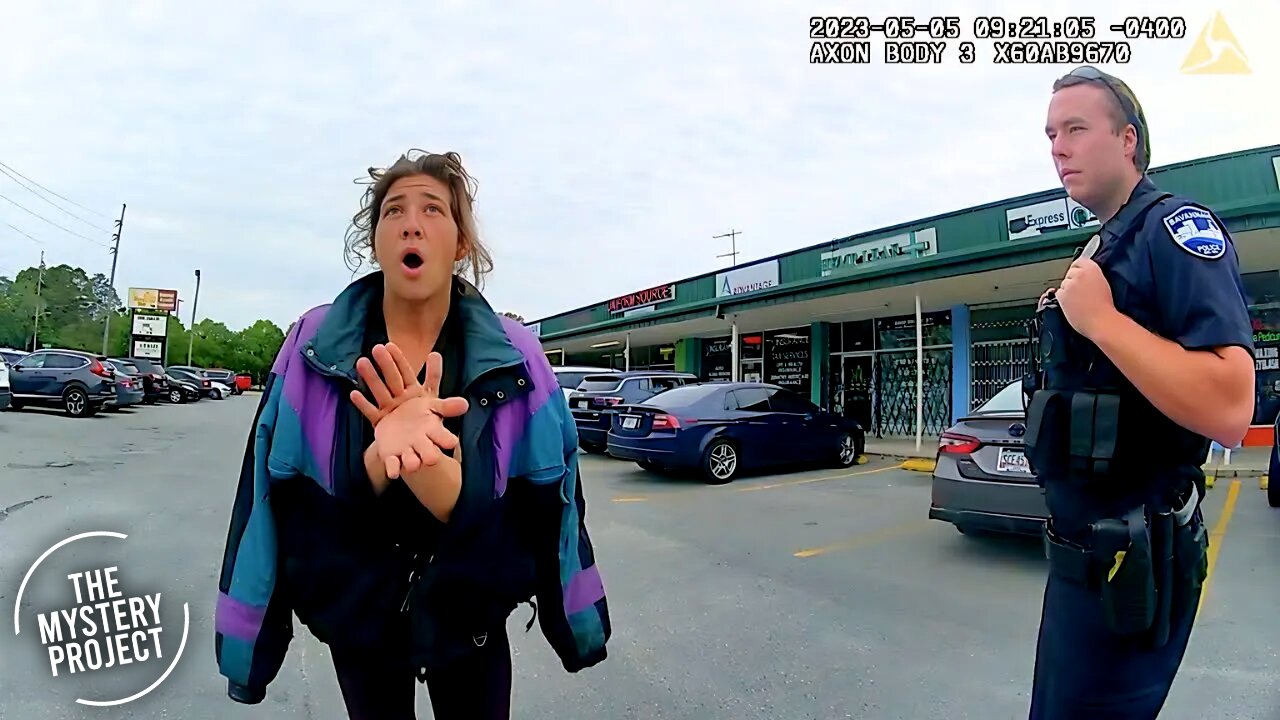 Officers Can't Keep a Straight Face With This Unhinged Woman
