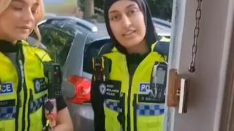 UK police officers seize a child's phone for *viewing a social media post*