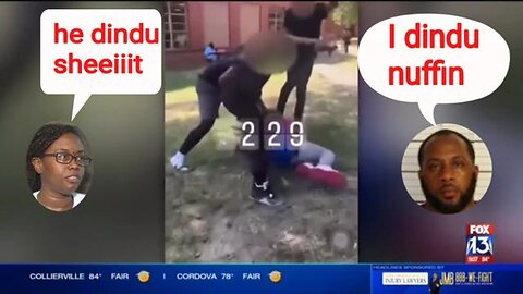 Nigger brings gun to school to save his niglet