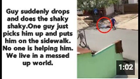 "Man Unexpectedly Performs Spontaneous Dance Move, The Shaky Shaky"