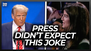 Trump Makes Press Laugh with Reaction to CNN’s Question
