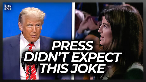 Trump Makes Press Laugh with Reaction to CNN’s Question