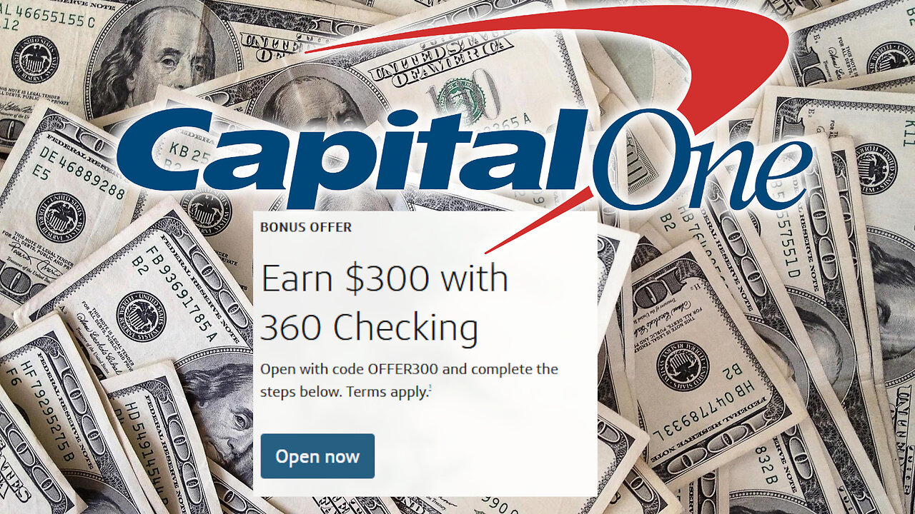Who wants to Join me in STEALING $300 from Capital One?