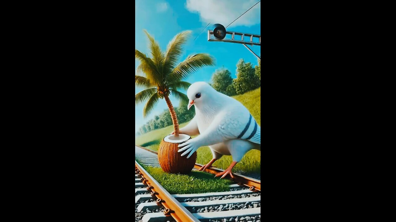 A Peagon Plant A Tree On A Railway