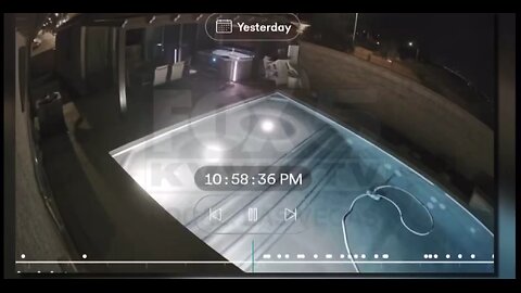 INSANE Airborne Car Crash: Driver Ejected and Lands in Backyard Pool – Miraculous Survival on Camera