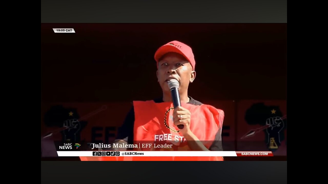 Kill The White Farmer, say Julius Malema EFF Leader; YouTube video below!