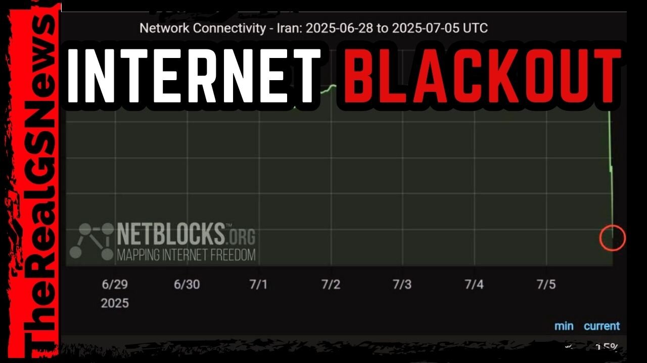 ALERT! IRAN PLUNGES INTO INTERNET BLACKOUT - TEHRAN SHUTS DOWN TALK OF U.S. NUCLEAR TALKS
