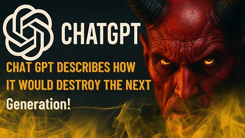 Chat GPT Describes How It Would Destroy The Next Generation If It Was The Devil!