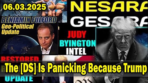 The [DS] Is Panicking Because Trump ~ X22 Report. Situation Update 6/3/25. Judy Byington. Restored Republic via a GCR