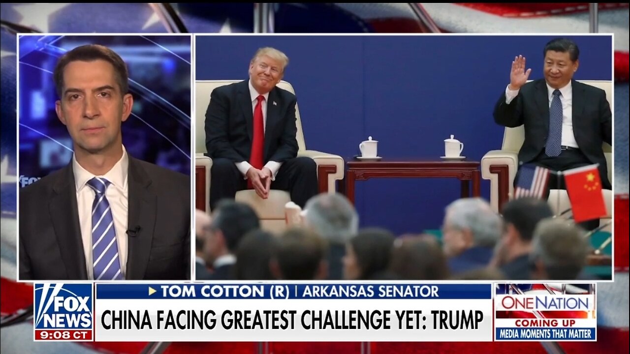 Sen Tom Cotton: Trump's Fighting Against China's Decades Long Trade War