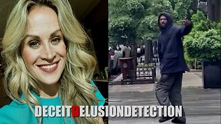 A white female was sucker-punched in the head by a black man in NYC