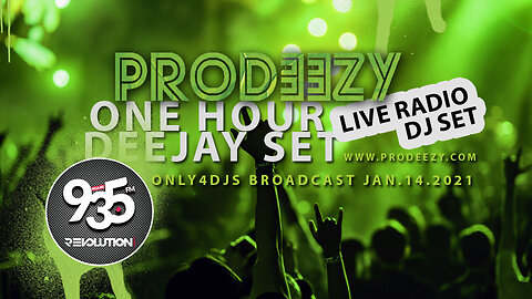 Revolution 93.5FM ONLY4DJ'S BROADCAST 1.14.21 (Visualizer)