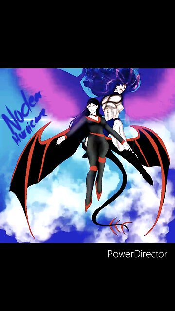 SpeedPaint of dragons and harpies