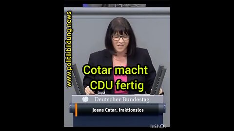 Joana Cotar macht die CDU fertig