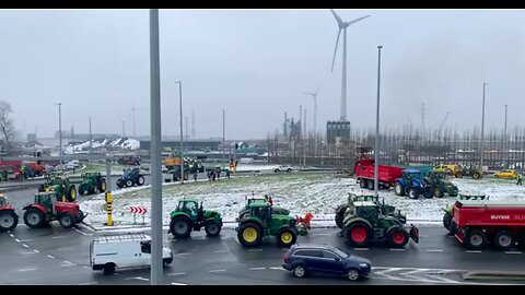 ‪@V-Media‬ livestream FB #boerenprotest #farmersprotest 8.01.2026 Gent Haven 11u