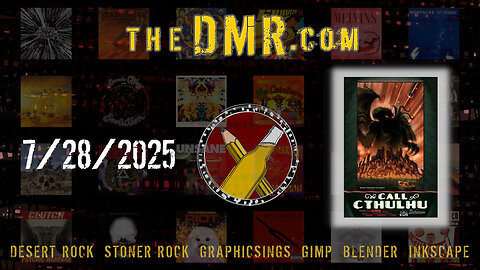 DMR Live 7/28/2025: Desert Rock & Adjacent Cool Tunes + Graphicsing