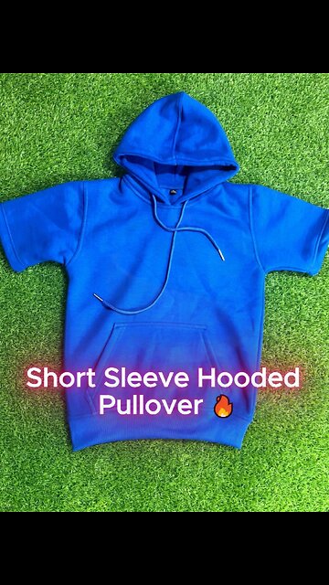 Stay Fresh in Our New Short Sleeve Hooded Pullover!