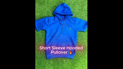 Stay Fresh in Our New Short Sleeve Hooded Pullover!