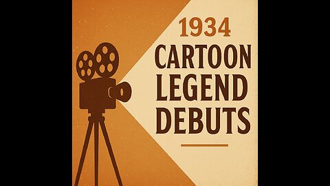 Cartoon Legend Debuts – June 9, 1934