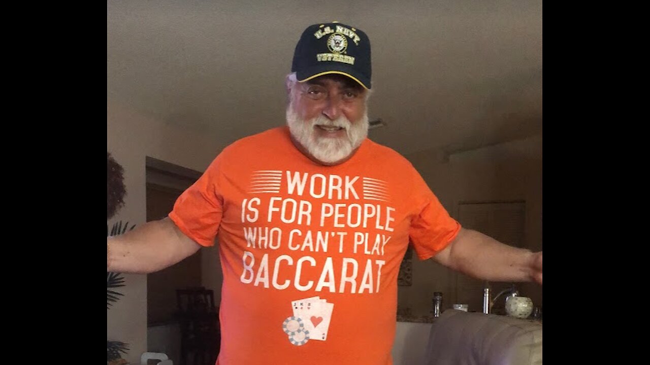 Work is for People who can't play Baccarat. (This was Live Play)