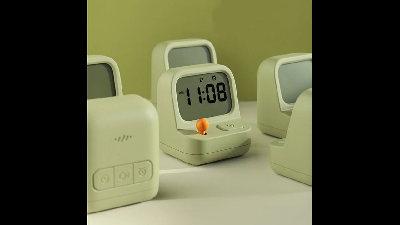 Creative Retro Game Console With Timer Alarm Clock