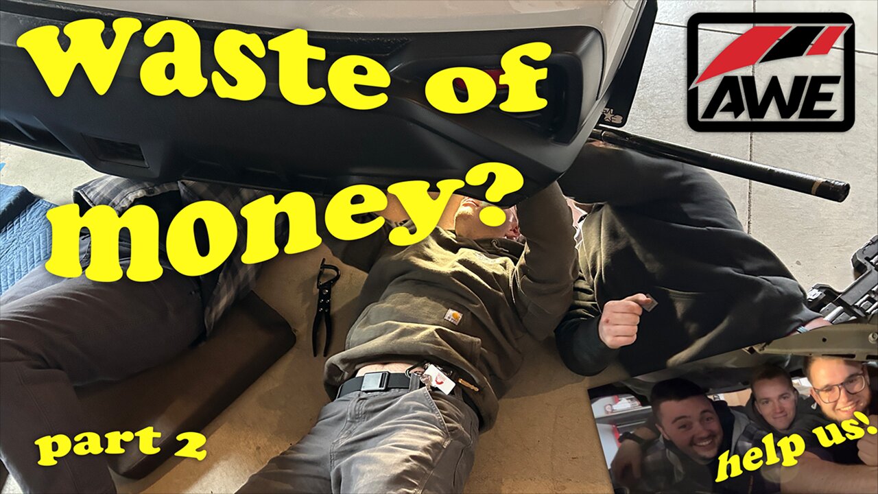 Waste Of Money?! | WRX AWE Touring Exhaust Install Part 2