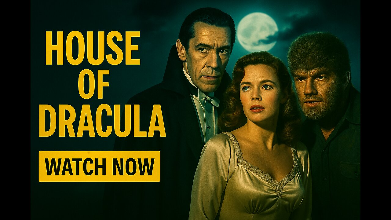 House of Dracula (1945) | Full Movie | Classic Universal Horror