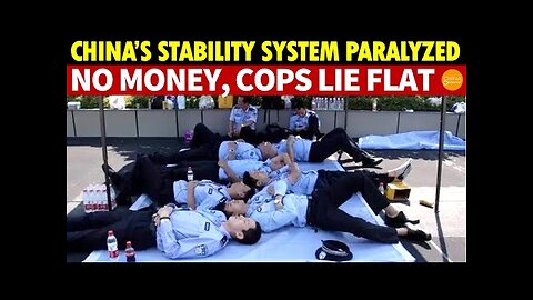 China’s Stability System Paralyzed: Local Police Stations Broke, Cops Lie Flat Due to Lack of Money